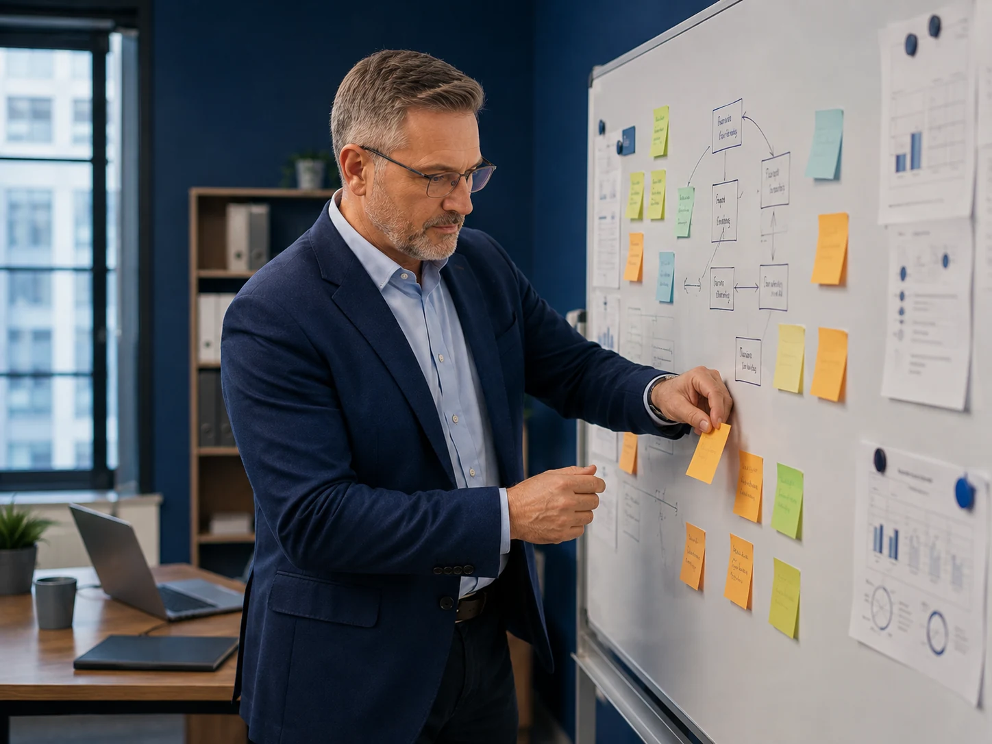 Structuring functional requirements on a project board